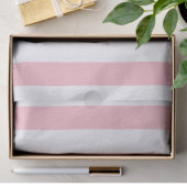 Elegant licht roze wit gestreept patroon tissuepapier