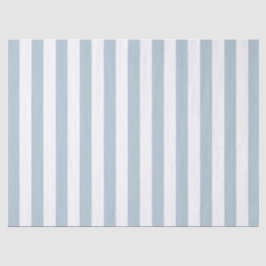 Elegant lichtblauw en wit gestreept patroon tissuepapier