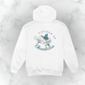 Elegant lichtblauw Quinceañera - Chambelán Custom Hoodie