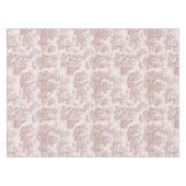 Elegant  lichtbruin toile de jouy bedrukt tafelkleed (Voorkant (Horizontaal))