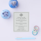 Elegant lichtgrijs Business Logo Promotional Flyer (Enkel)