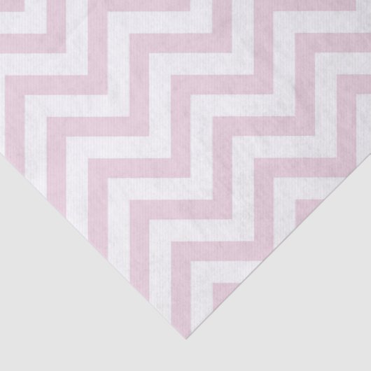Elegant lichtroze Chevron tissue papier (Detail)