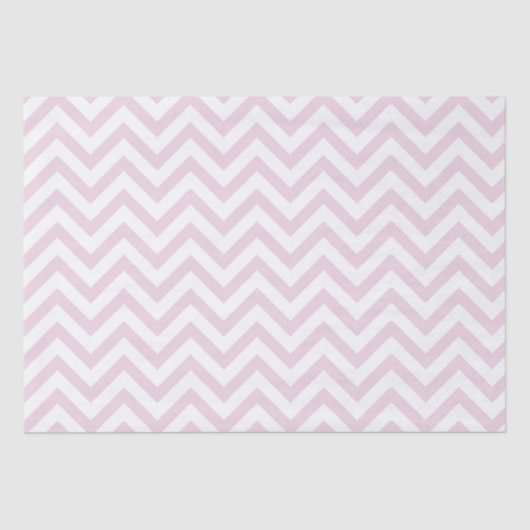 Elegant lichtroze Chevron tissue papier (Voorkant)