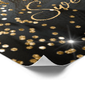 Elegant lief zestien verjaardag welkom teken poster (Hoek)