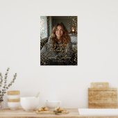 Elegant lief zestien verjaardag welkom teken poster (Keuken)