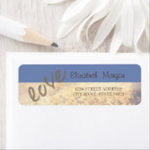 Elegant,Liefde ,Bokeh Adreslabel Etiket (Insitu)