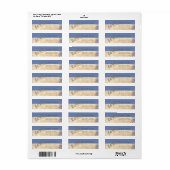 Elegant,Liefde ,Bokeh Adreslabel Etiket (Full Sheet)