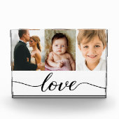 Elegant liefdesscript 3 foto Modern (Voorkant)