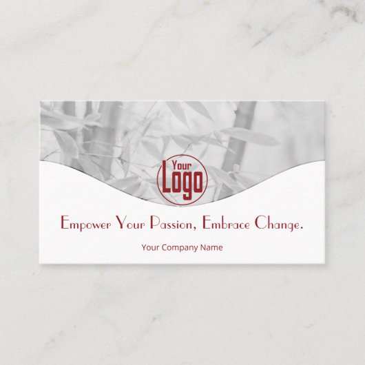 Elegant Life Coach Services Bedrijf Visitekaartje Klantenkaartje (Voorkant)