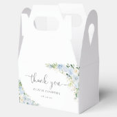 Elegant Light Blue Baby Shower Favor Box Bedankdoosjes (Geopend)