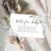 Elegant Light Blue Books For Baby Enclosur Informatiekaartje