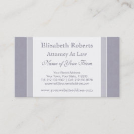 Elegant Light Blue en White Simple Professional Visitekaartje
