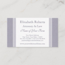 Elegant Light Blue en White Simple Professional Visitekaartje