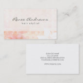 Elegant Light Flowers Visitekaartje (Voorkant / Achterkant)