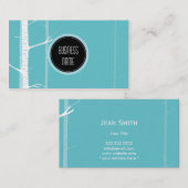 Elegant Light Forest Green Visitekaartje (Voorkant / Achterkant)