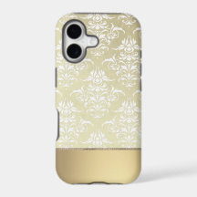 Elegant Light Gold-achtig Damaserpatroon