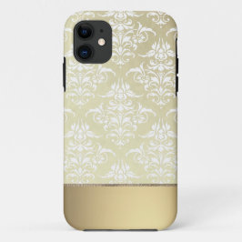 Elegant Light Gold-achtig Damaserpatroon Case-Mate iPhone Case