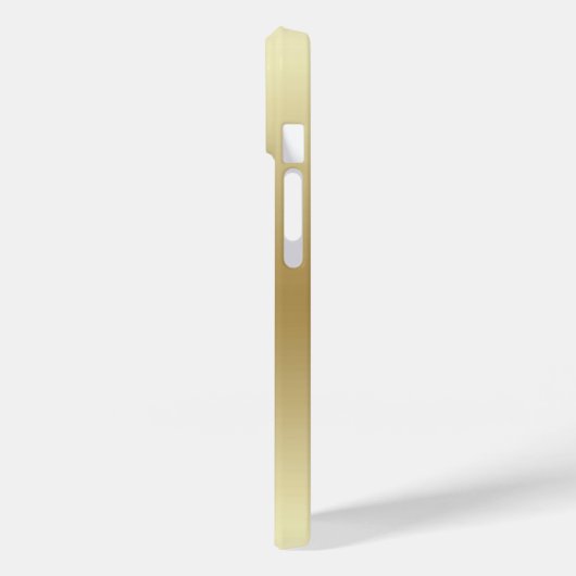 Elegant Light Gold Blauwgroen iPhone 14 / iPad cas Case-Mate iPhone Case (Achterkant / Links)