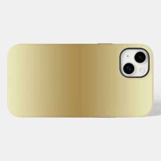 Elegant Light Gold Blauwgroen iPhone 14 / iPad cas Case-Mate iPhone Case (Achterkant (horizontaal))