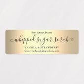 Elegant Light Gold-gradiënt Labels (Design 1)