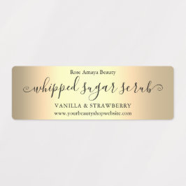 Elegant Light Gold-gradiënt Labels