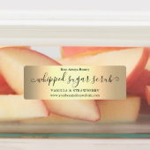 Elegant Light Gold-gradiënt Labels (Aangebracht)