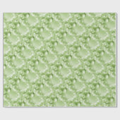 Elegant Light Green-kerstbal Cadeaupapier (Vlak)