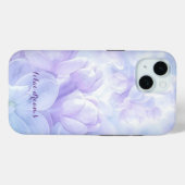 Elegant Light Paarse Lila Flowers Design Case-Mate iPhone Case (Achterkant (horizontaal))