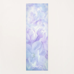 Elegant Light Paarse Lila Flowers Design Yogamat
