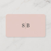 Elegant Light Pink Wedding Shower Gift Registry Informatiekaartje (Achterkant)