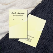 Elegant Light Yellow Geometric Earring Kaart