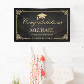 Elegant  Lijst Afstuderen Spandoek (Insitu)