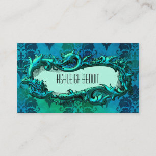 Elegant Lijst Damask Visitekaartje