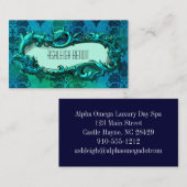 Elegant Lijst Damask Visitekaartje (Voorkant / Achterkant)