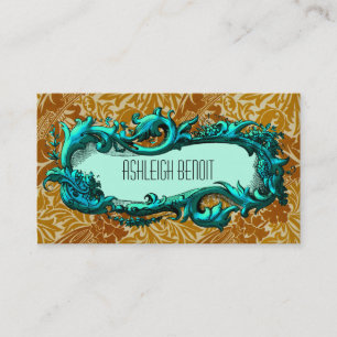 Elegant Lijst Damask Visitekaartje