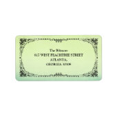 Elegant Lijst Etiket (Voorkant)