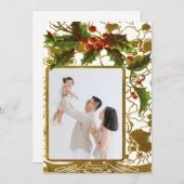 Elegant Lijst Feestdagenkaart (Voorkant / Achterkant)