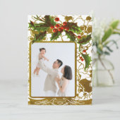 Elegant Lijst Feestdagenkaart (Staand voorkant)