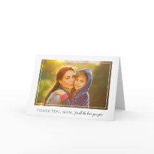 Elegant Lijst Foto Moederdag Kaart