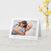 Elegant Lijst Foto Vaderdag Kaart (Gele Bloem)