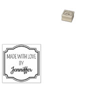 ELEGANT LIJST GEMAAKT MET LIEFDE DOOR RUBBERSTEMPEL (Gestempeld)