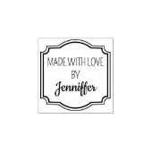 ELEGANT LIJST GEMAAKT MET LIEFDE DOOR RUBBERSTEMPEL (Afrduk)