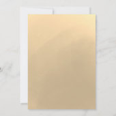 Elegant Lijst Goud 100e Verjaardag Kaart (Achterkant)