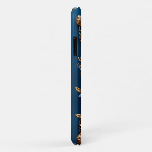Elegant Lijst met gouden letter E Case-Mate iPhone Case (Achterkant/rechts)
