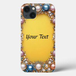 Elegant Lijst met Pareltjes en parels Case-Mate iPhone Case