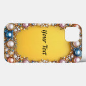 Elegant  Lijst met Pareltjes en parels Case-Mate iPhone Case (Achterkant (horizontaal))