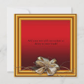 Elegant lijst met rode kerst met vet (Achterkant)