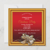 Elegant lijst met rode kerst met vet (Voorkant)