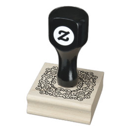 Elegant  Lijst Monogram Rubberstempel