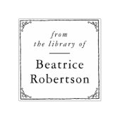 Elegant Lijst uit de Bibliotheek van Rubberstempel (Afrduk)